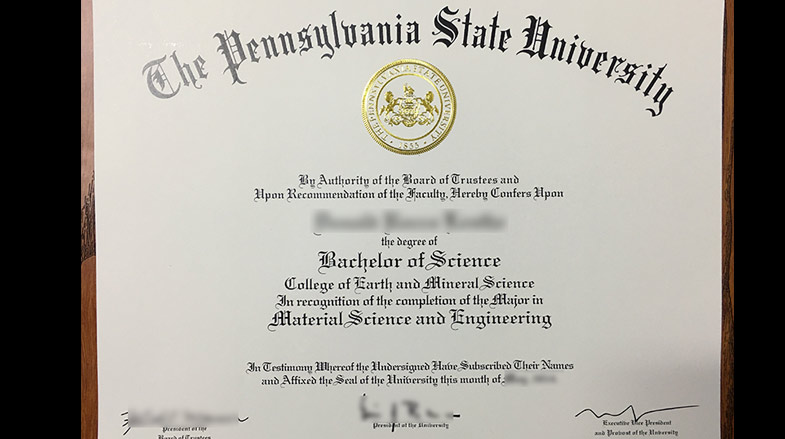 Pennsylvania State University fake degree